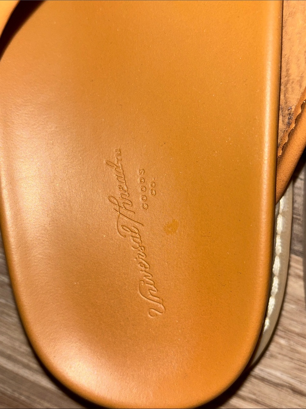 tan sandals with gold hardware! - Picture 4 of 5